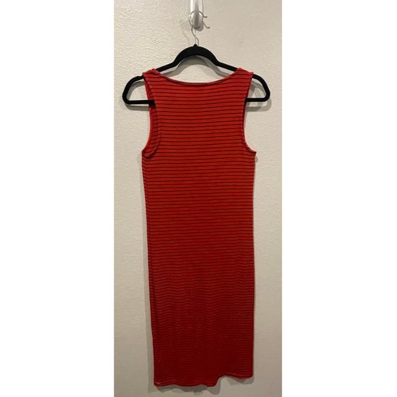 SPLENDID Red Striped Bodycon Casual Maxi Dress - Picture 4 of 4